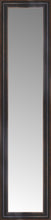 15" x 56" Aged Bronze Slope Custom Framed Mirror