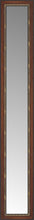 14" x 72" Malabar Walnut Custom Framed Mirror