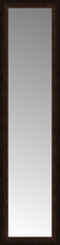 16" x 60" Dark Copper Custom Framed Mirror