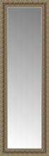 14" x 40" Ambrosia Silver Custom Framed Mirror