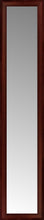 14" x 65" Ansley Mahogany Custom Framed Mirror