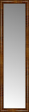 15" x 54" Belmont Light Brown Custom Framed Mirror