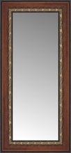 14" x 26" Malabar Walnut Custom Framed Mirror