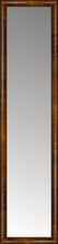 16" x 63" Belmont Light Brown Custom Framed Mirror
