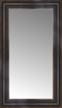 16" x 26" Aged Bronze Slope Custom Framed Mirror