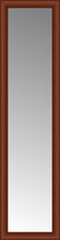 16" x 60" Ansley Cherry Custom Framed Mirror