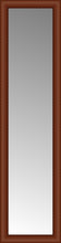 15" x 55" Ansley Cherry Custom Framed Mirror