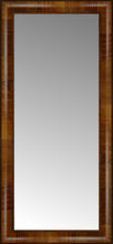 15" x 31" Belmont Light Brown Custom Framed Mirror