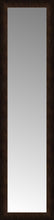 15" x 55" Dark Copper Custom Framed Mirror