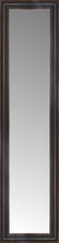 15" x 53" Aged Bronze Slope Custom Framed Mirror