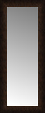 14" x 32" Dark Copper Custom Framed Mirror