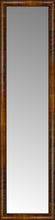 15" x 56" Belmont Light Brown Custom Framed Mirror