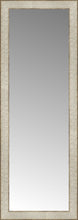 14" x 38" Libretto Antique Silver Custom Framed Mirror