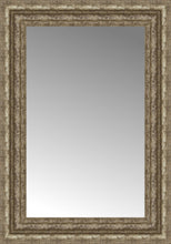 14" x 19" Sevilla Silver Custom Framed Mirror