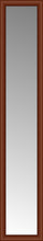 15" x 76" Ansley Cherry Custom Framed Mirror