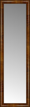 15" x 50" Belmont Light Brown Custom Framed Mirror