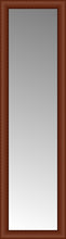 15" x 50" Ansley Cherry Custom Framed Mirror
