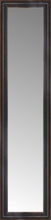 15" x 55" Aged Bronze Slope Custom Framed Mirror