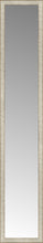 14" x 74" Libretto Antique Silver Custom Framed Mirror