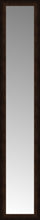 14" x 68" Dark Copper Custom Framed Mirror