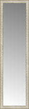 16" x 57" Libretto Antique Silver Custom Framed Mirror