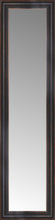 15" x 52" Aged Bronze Slope Custom Framed Mirror