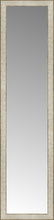 14" x 55" Libretto Antique Silver Custom Framed Mirror