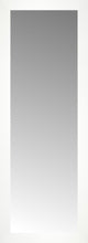 15" x 40" White Wide Cube Custom Framed Mirror