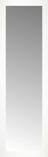 14" x 43" White Wide Cube Custom Framed Mirror