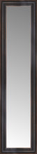 14" x 50" Aged Bronze Slope Custom Framed Mirror