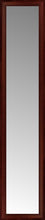 15" x 68" Ansley Mahogany Custom Framed Mirror