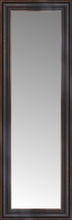 15" x 40" Aged Bronze Slope Custom Framed Mirror