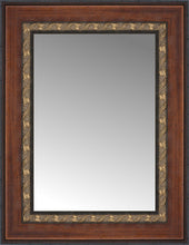 14" x 17" Malabar Walnut Custom Framed Mirror