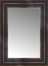 14" x 18" Aged Bronze Slope Custom Framed Mirror