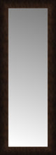 14" x 35" Dark Copper Custom Framed Mirror
