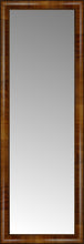 16" x 44" Belmont Light Brown Custom Framed Mirror