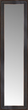 15" x 51" Aged Bronze Slope Custom Framed Mirror