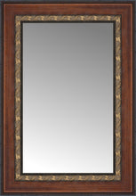 15" x 20" Malabar Walnut Custom Framed Mirror