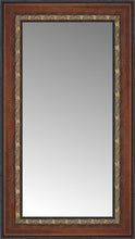 16" x 26" Malabar Walnut Custom Framed Mirror