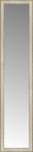 14" x 62" Libretto Antique Silver Custom Framed Mirror