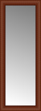 15" x 38" Ansley Cherry Custom Framed Mirror
