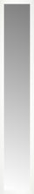 15" x 81" White Wide Cube Custom Framed Mirror