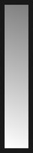 14" x 58" Soho Black Custom Framed Mirror