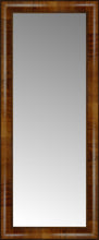 14" x 32" Belmont Light Brown Custom Framed Mirror