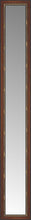 14" x 76" Malabar Walnut Custom Framed Mirror