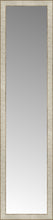 15" x 60" Libretto Antique Silver Custom Framed Mirror
