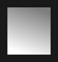 16" x 17" Soho Black Custom Framed Mirror