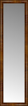16" x 57" Belmont Light Brown Custom Framed Mirror