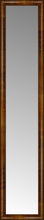 14" x 65" Belmont Light Brown Custom Framed Mirror