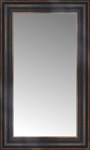 16" x 25" Aged Bronze Slope Custom Framed Mirror